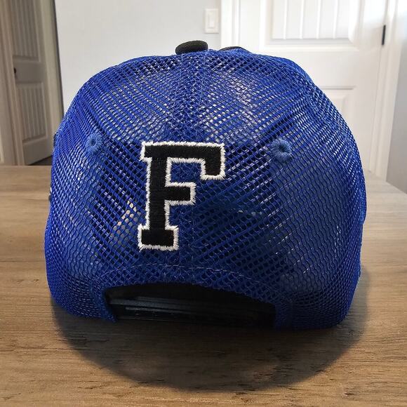 Vintage University of Florida Gators Strapback Hat Cap Blue UF NCAA Spellout Y2K - Picture 4 of 8